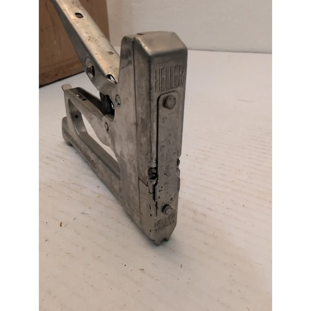 Vintage HELLER Bell System Stapler Tacker Model E Brooklyn, NY USA MADE